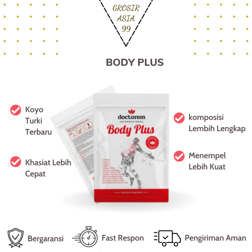 Koyo Turki International Body Plus Original 1 lembar