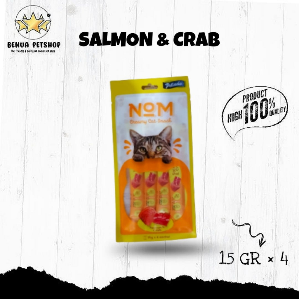 NOM CAT CREAMY TREATS ALL VARIAN - 15 GR X 4