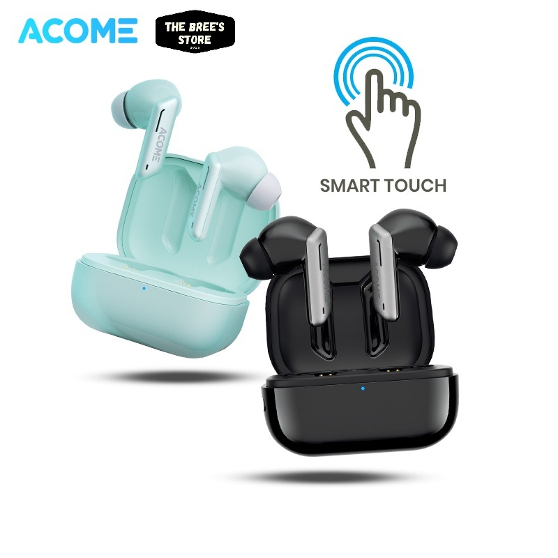 Acome True Wireless Earbuds Headset Bluetooth 5.3 TWS LED Garansi Resmi 1 Tahun Airdots T6