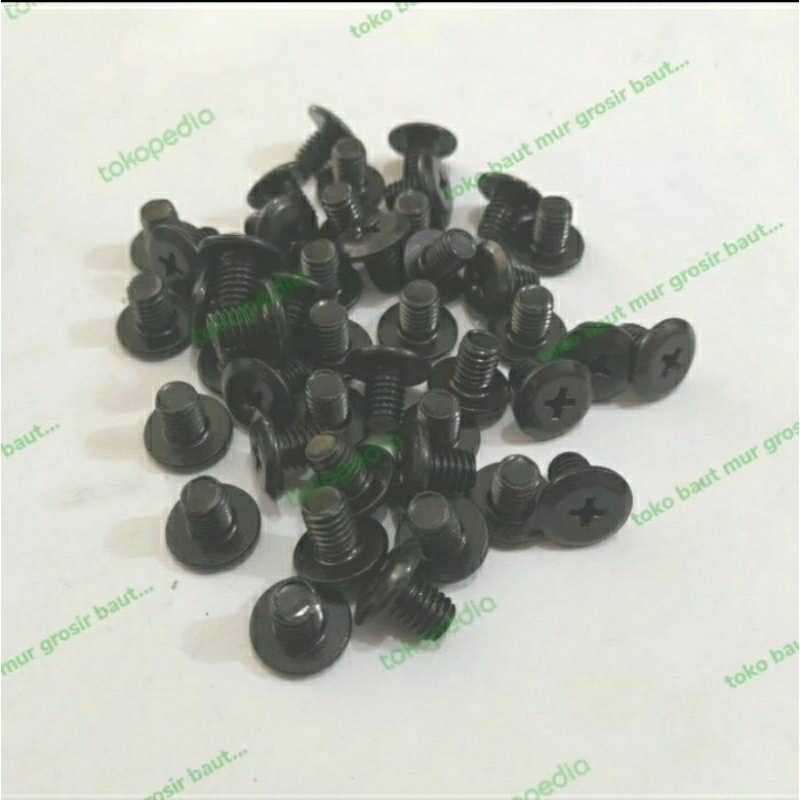 10 Pcs / Baut rachet Hlm INK, KYT, Djamaru, Baut ahelm Universal 6×8