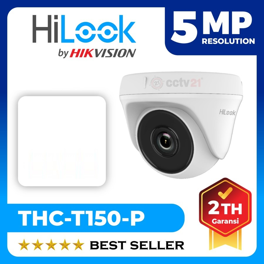 Paket CCTV HiLook by Hikvision 5MP 8 Kamera Siap Pasang