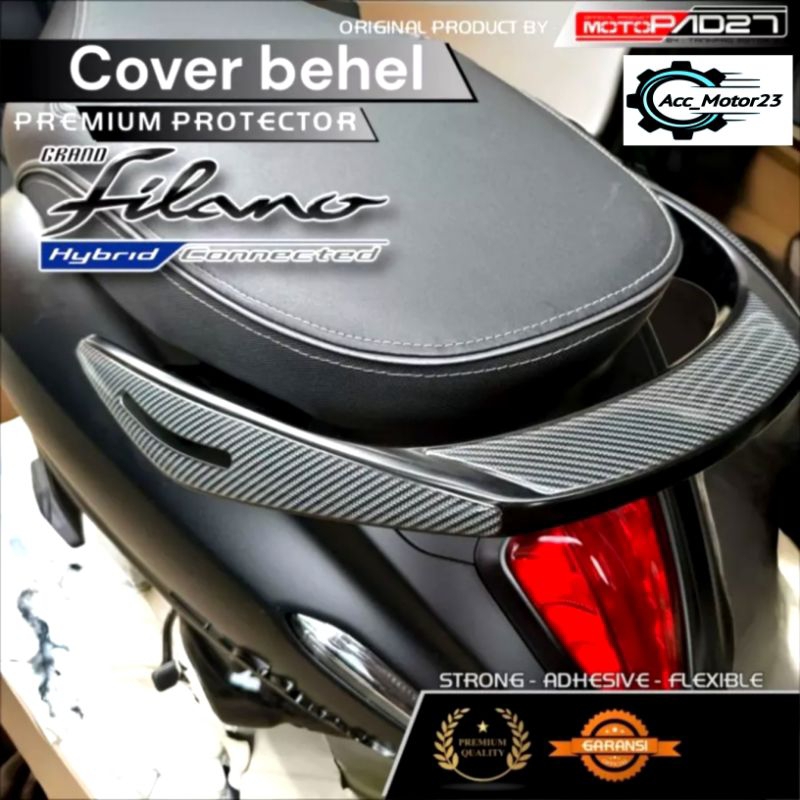 Stiker behel variasi GRAND FILANO resin MOTOPAD27