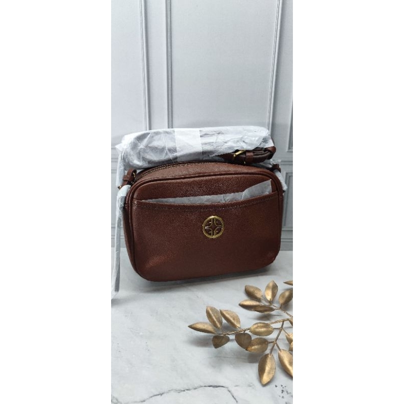fo brennon mediun brown tas selempang
