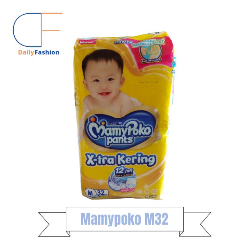 PEMPERS MAMYPOKO PANTS XTRA KERING M32 / MAMYPOKO PANTS M GROSIR MURAH