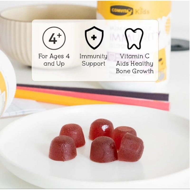 Comvita Kids Manuka Honey Immunity Gummies UMF 10+  (Untuk Usia 4+ Tahun) - Vitamin Anak