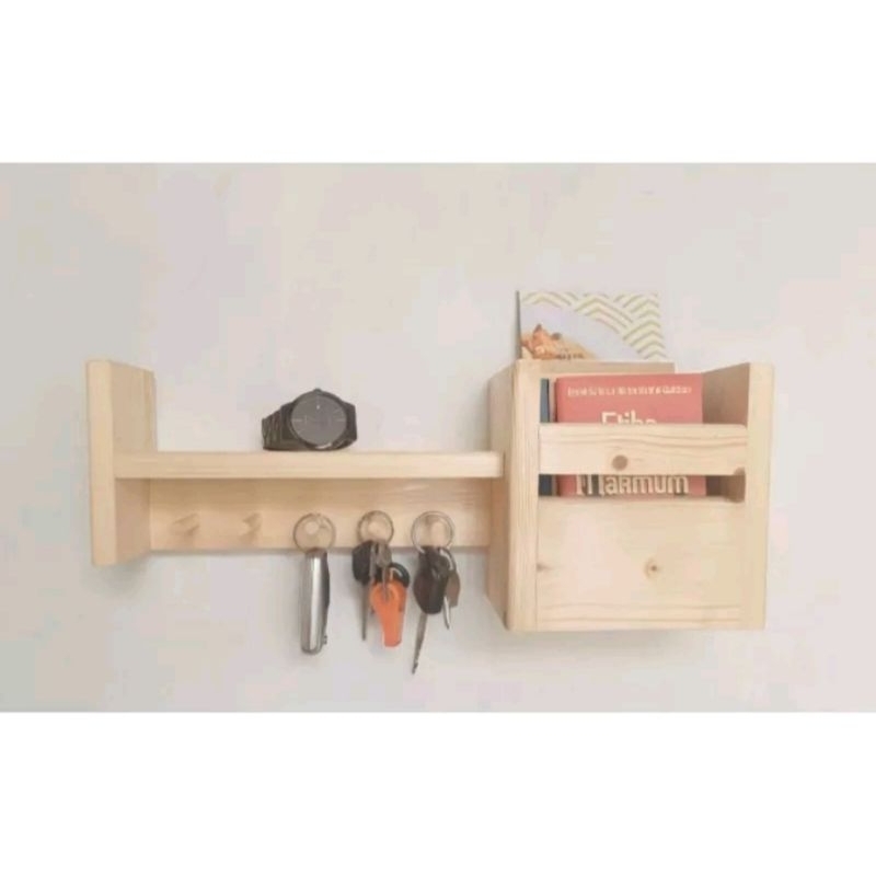 Rak Dinding Gantungan Kunci Aesthetic Kekinian || Tempat Gantungan Kunci || Rak Dinding || Rak Kunci