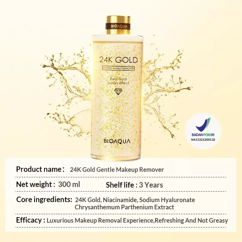 BIOAQUA 24K Gold Series Gentle Makeup Remover