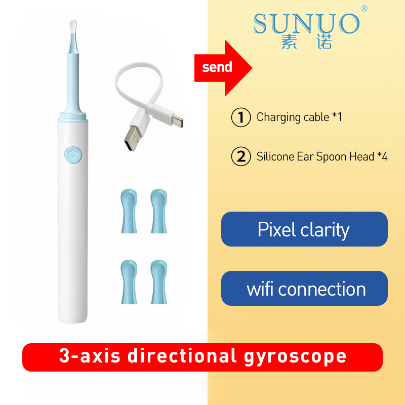 Intelligent Visual Ear Picking Stick Wireless Visual Home Ear Picking Spoon Luminous Endoscope Ear Picking