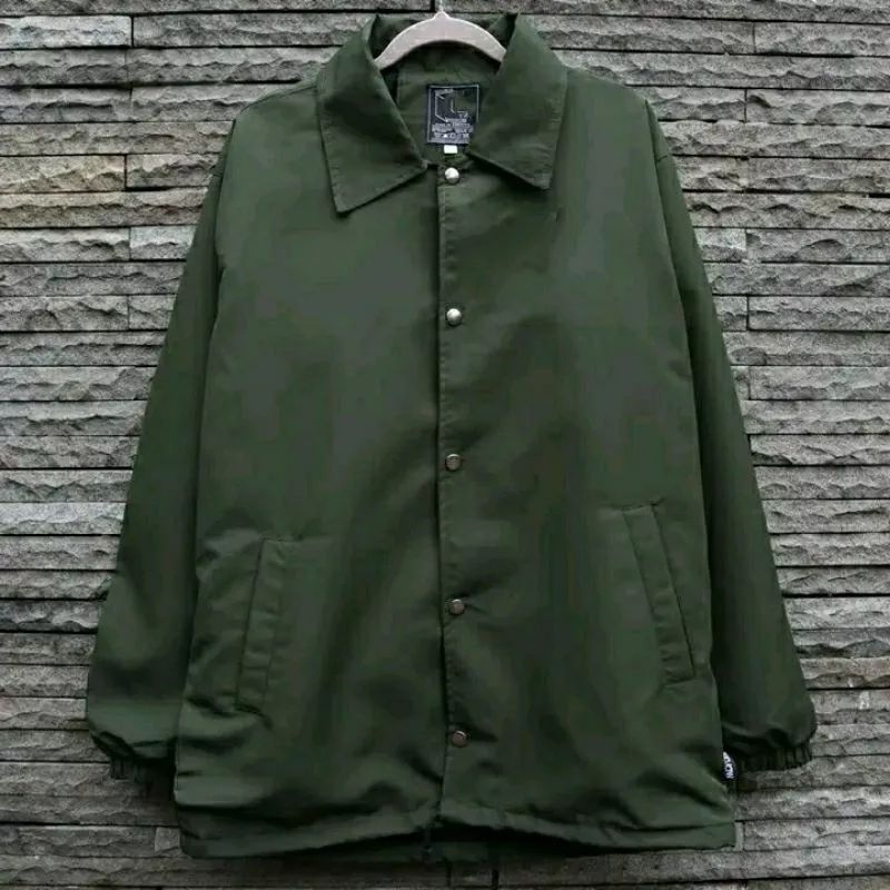 JAKET COACH POLOS / JAKET PRIA TERBARU / JAKET PRIA WATERPROOF