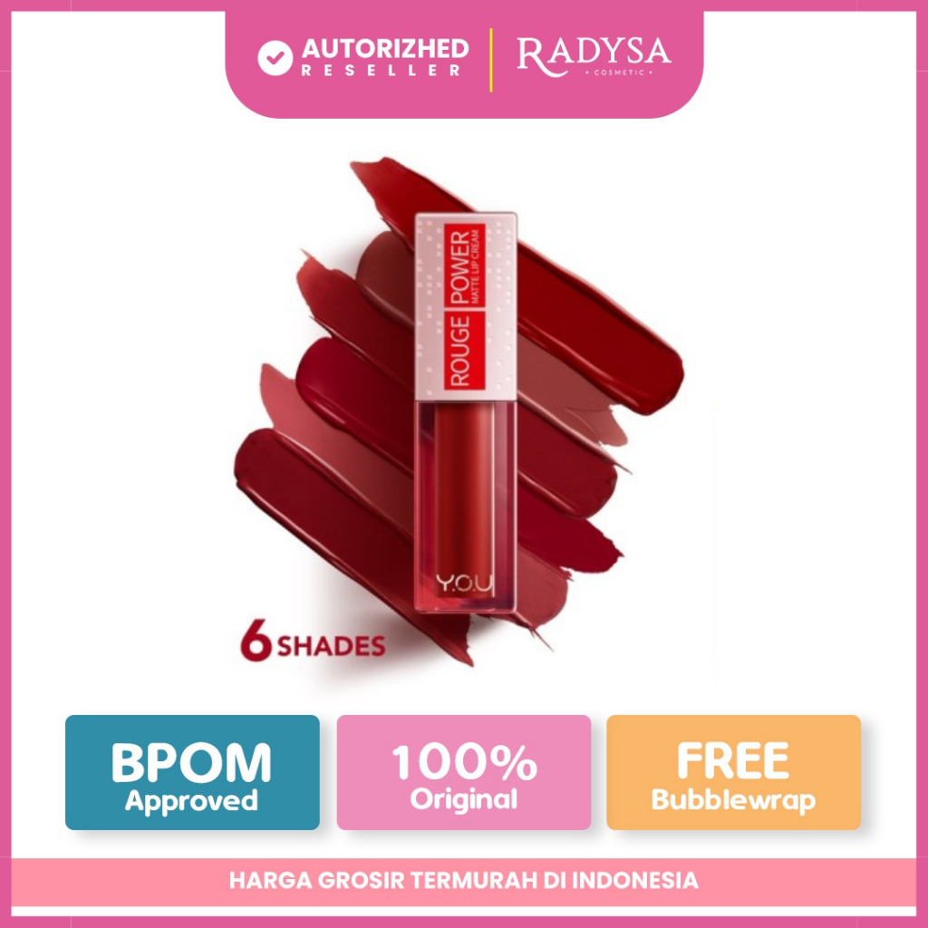 𝐑𝐀𝐃𝐘𝐒𝐀 - YOU Rouge Power Matte Lip Cream