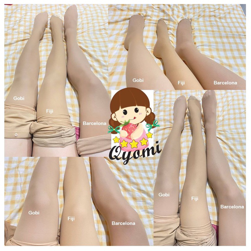 Qyokazu Bare Leg like through stocking qyomi UV mijing kulit Terlihat seperti kulit kaki asli