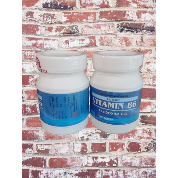 VITAMIN B6 10MG PYRIDOXINE HCl ISI 250 TABLET POT (MUTIFA)