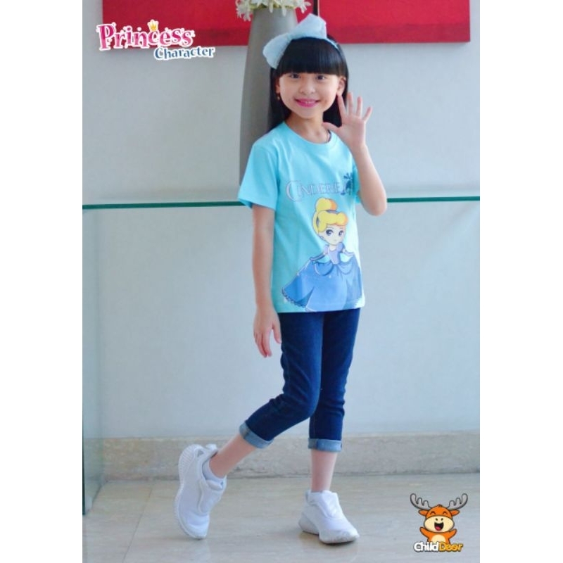 Kaos Anak Perempuan Lengan Pendek 4-12