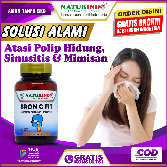 BRONCFIT OBAT SINUSITIS POLIP HIDUNG HERBAL BATUK KERING DAN BERDAHAK SINUS SINUSITIS CUCI HIDUNG ME