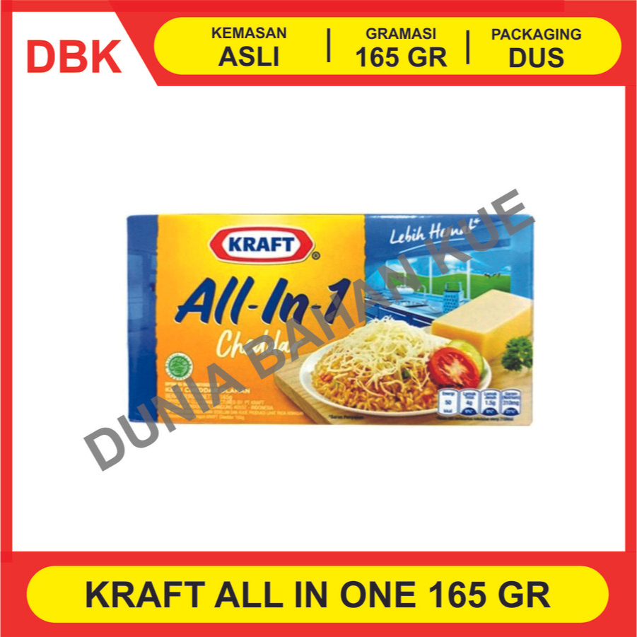 

KEJU KRAFT CHEDDAR ALL IN ONE ALL-IN-1 - 165 GR
