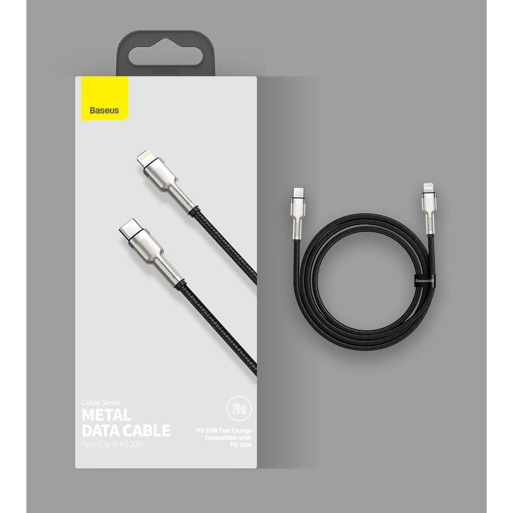 Baseus Kabel Data Type C to Lightning 20W Cafule Metal Iphone 12 13 PD