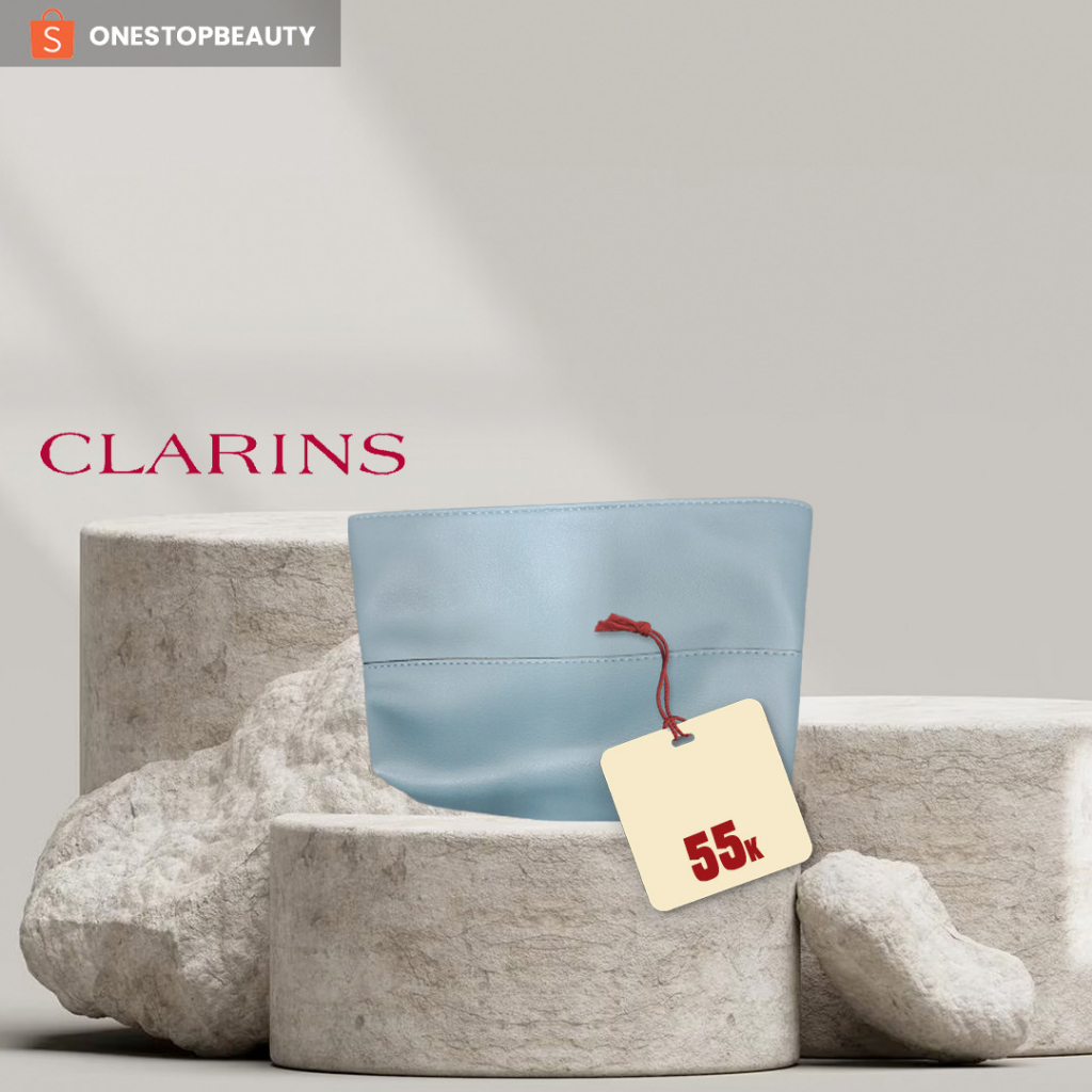 Clarins Pouch Biru