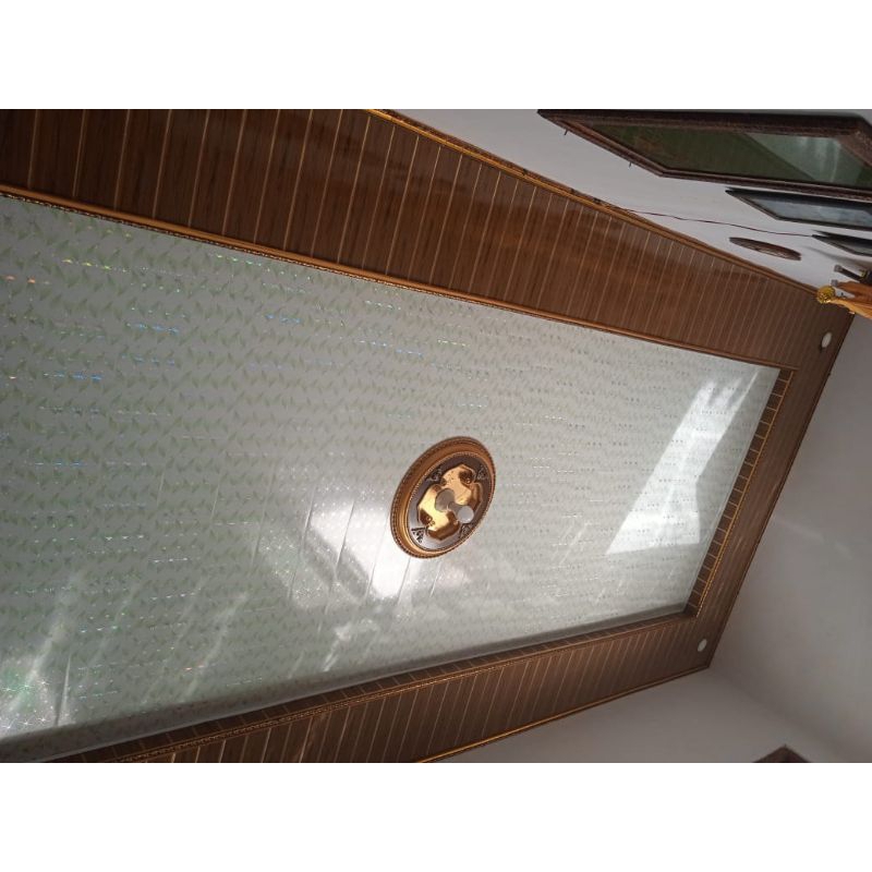 SUDAH TERPASANG PLAFON PVC POLOS DAN MOTIF TERMURAH / PLAFON ATAP MINIMALIS / PLAFON RUMAH KEKINIAN