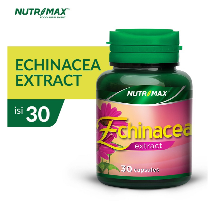 NUTRIMAX ECHINACEA EXTRACT 30 NATURECAPS | Meningkatkan Daya Tahan Tubuh Terhadap Penyakit &amp; Infeksi (virus, bakteri &amp; jamur)