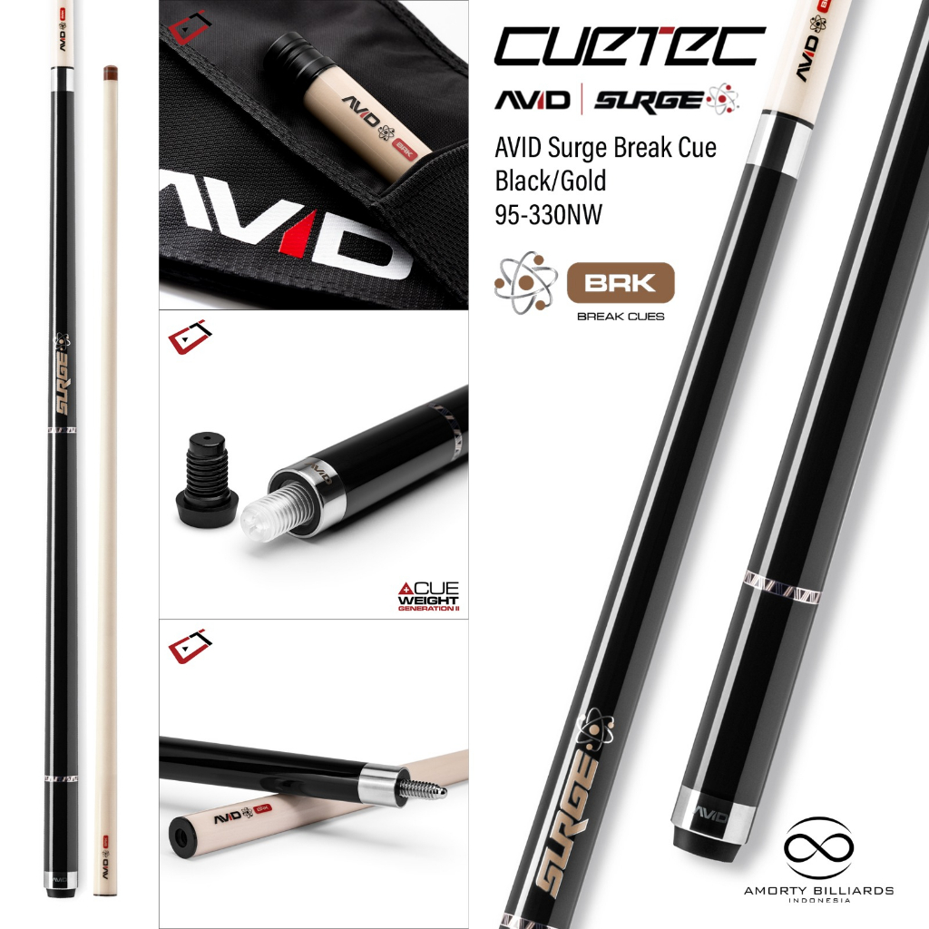 Cuetec Avid Surge Break Cue / Stik Play Break
