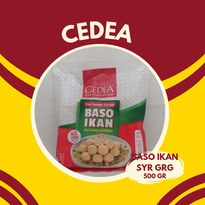 

Cedea Baso Ikan Sayuran Goreng 500 gr