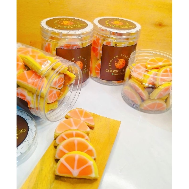 

ORANGE BUTTER COOKIES / COOKIES KARAKTER JERUK / COOKIES PREMIUM