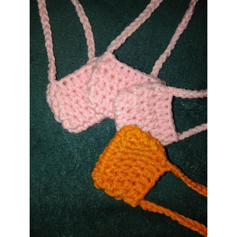 READY STOCK KPOP DOLL ACCECORIES BAG CROCHET BASIC | CUTE BAG FOR DOLL | CROCHET BAG FOR DOLL | TAS 