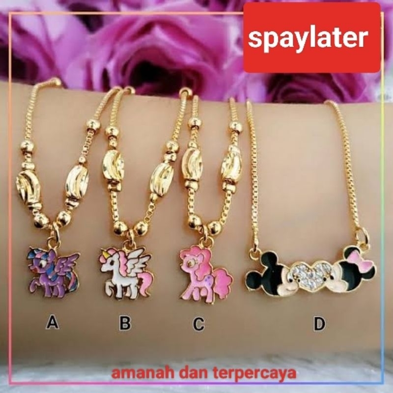 aksesoris kalung anak little pony