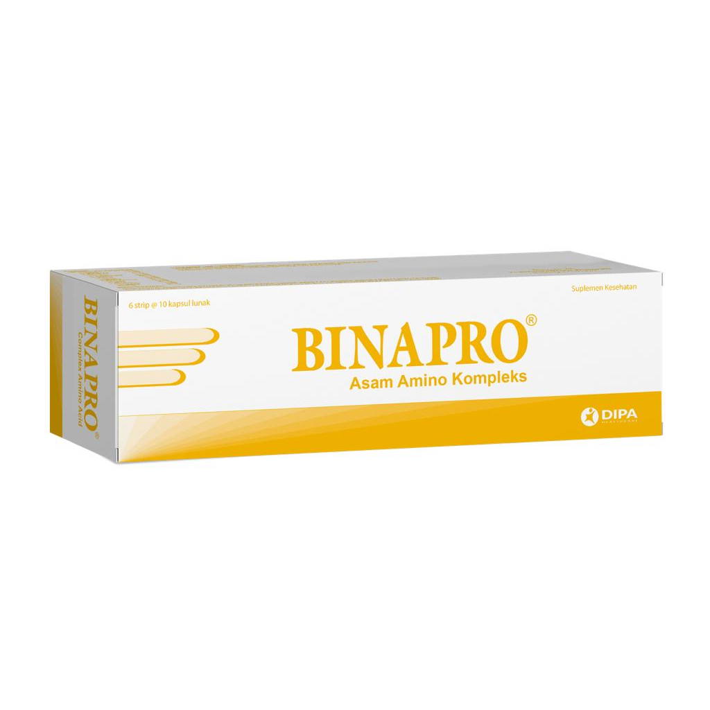 Binapro Box 60's Kapsul Puspa - Suplemen Asam Amino / Vitamin Asam Amino