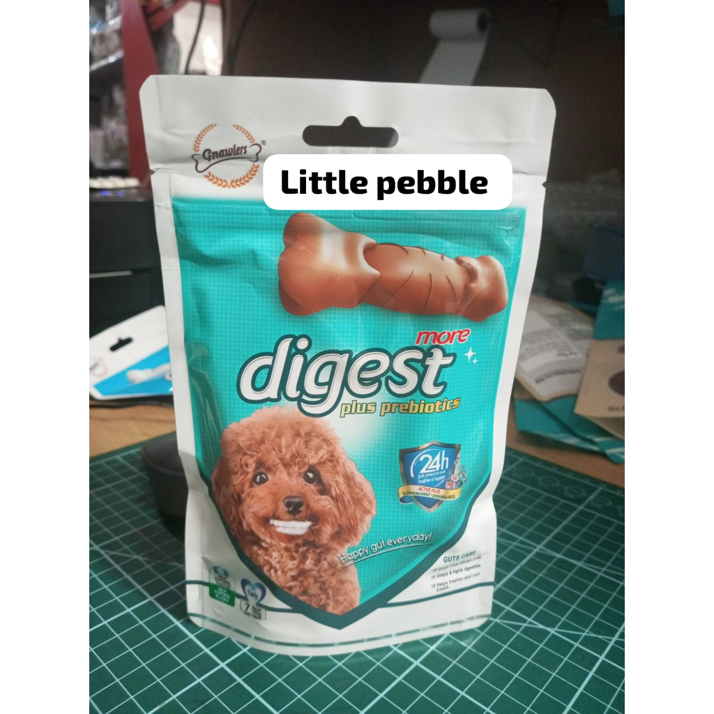 Snack Anjing Gnawlers Dent Defense Digest More 7pcs 105gr Dog Treats - Digest More