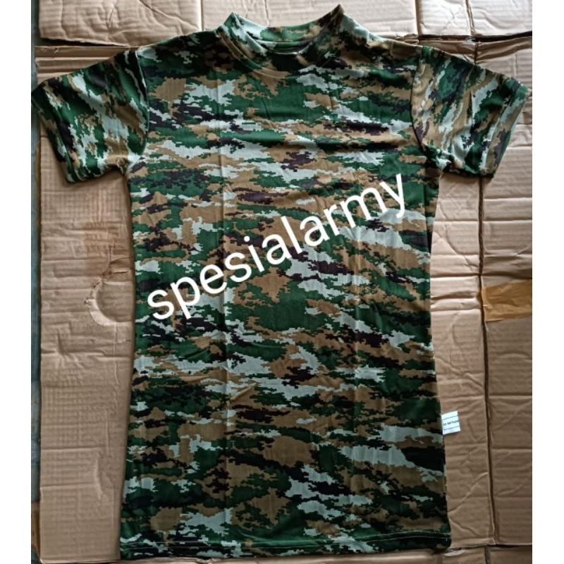 KAOS LORENG LENGAN PENDEK KOSTRAD/ KAOS DRYFIT KOSTRAD BATTLE