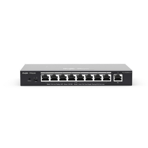 Ruijie RG-ES209GC-P , Cloud Managed 9 Port Gigabit PoE+ Switch 120W