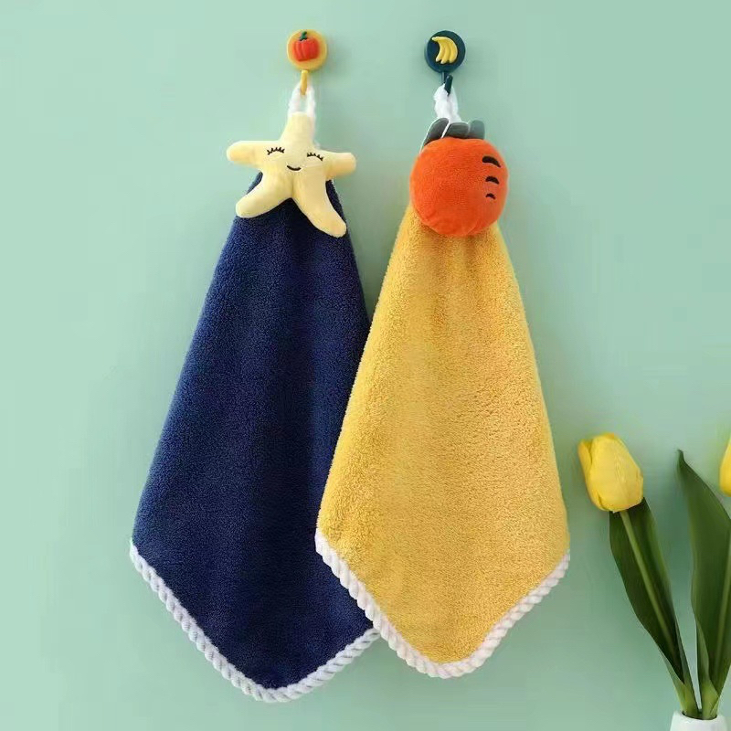 BS578 Kain Lap Tangan Gantung / Lap Tangan Karakter Lembut / Handuk Tangan