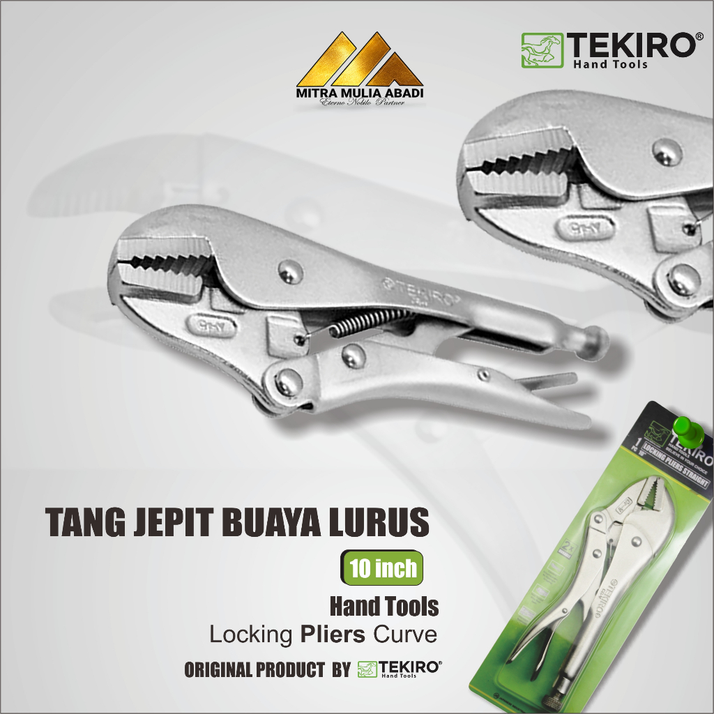 TEKIRO TANG BUAYA  LURUS 10&quot; / TANG JEPIT BUAYA TEKIRO 10&quot; LURUS