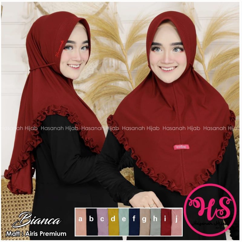 Hijab/ Hijab instan | bergo instan jersey | bergo tali kepang