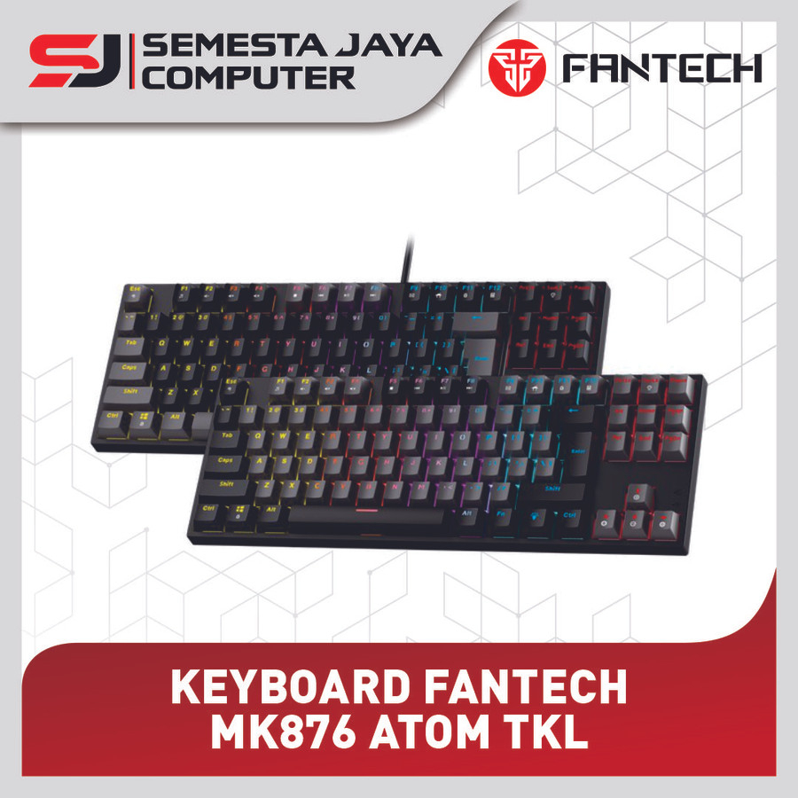 FANTECH MK876 Atom TKL RGB Gaming Mechanical Keyboard MK-876