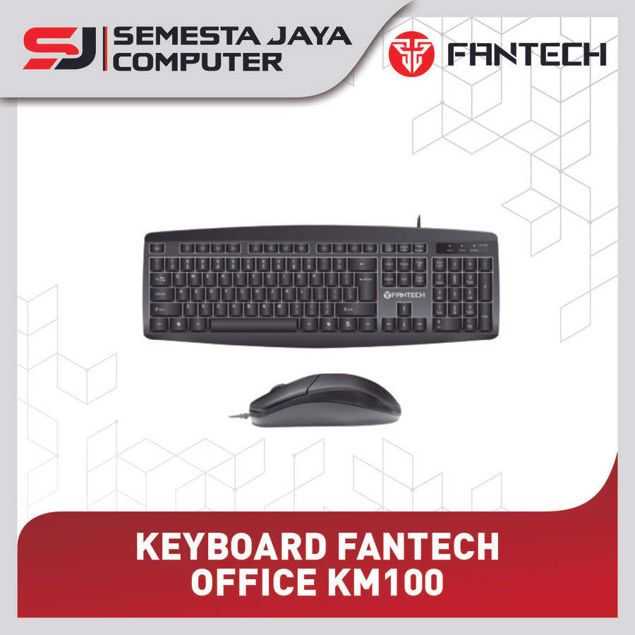 Fantech Keyboard Mouse Office KM100