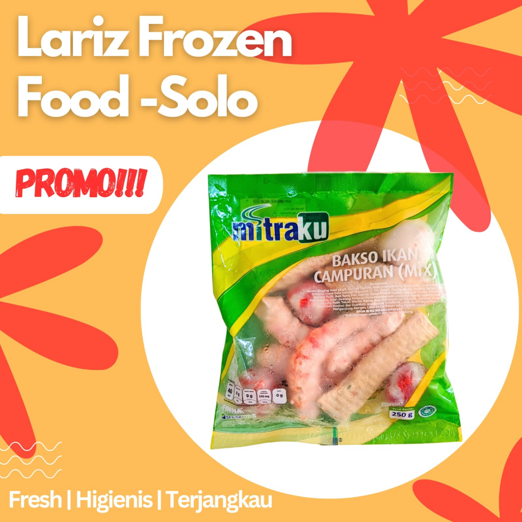 

Mitraku Bakso Ikan Mix 250 Gram