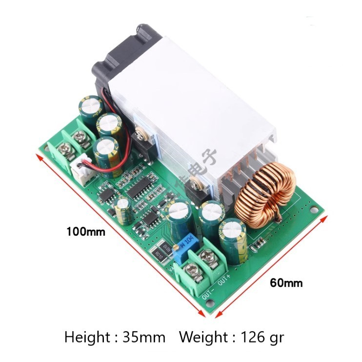 High-power DC step-down module 600W (1536)