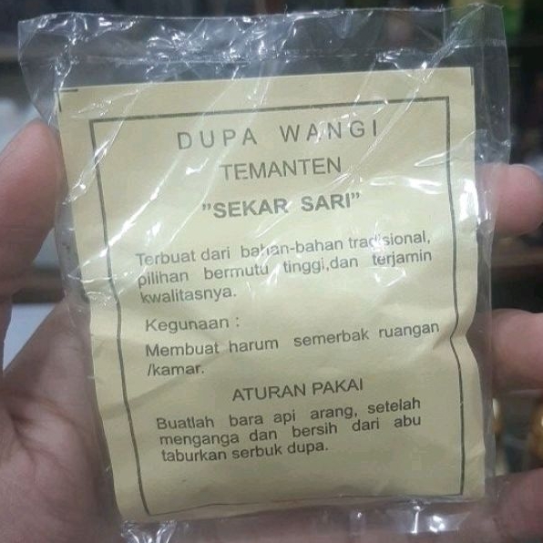 DUPA MANTEN || DUPA WANGI TEMANTEN SEKAR SARI|| RATUS DUPA WANGI TEMANTEN SEKAR SARI