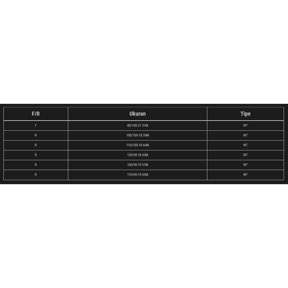 Dunlop Ban Belakang 110/90 Ring 19-62M MX53 WT