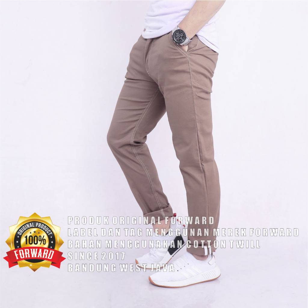 Celana pria  chino cino panjang reaward Chino Forward System Lanzclothing