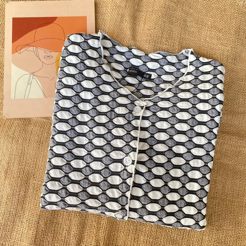 Cardigan Crop Premium lengan panjang