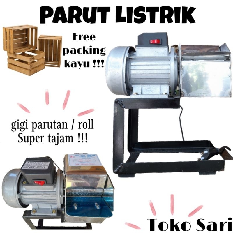 Parut Listrik,parut kelapa , parut singkong , parut corong