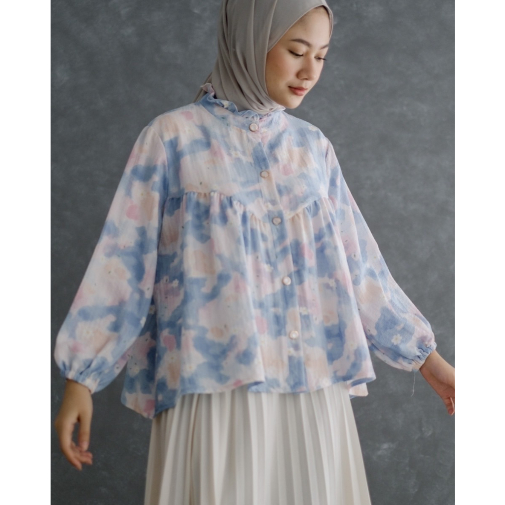 Myrubylicious CHIEFA SHIRT KODE 101311 | SHIRT | KEMEJA WANITA | KEMEJA LENGAN PANJANG | KEMEJA MOTIF