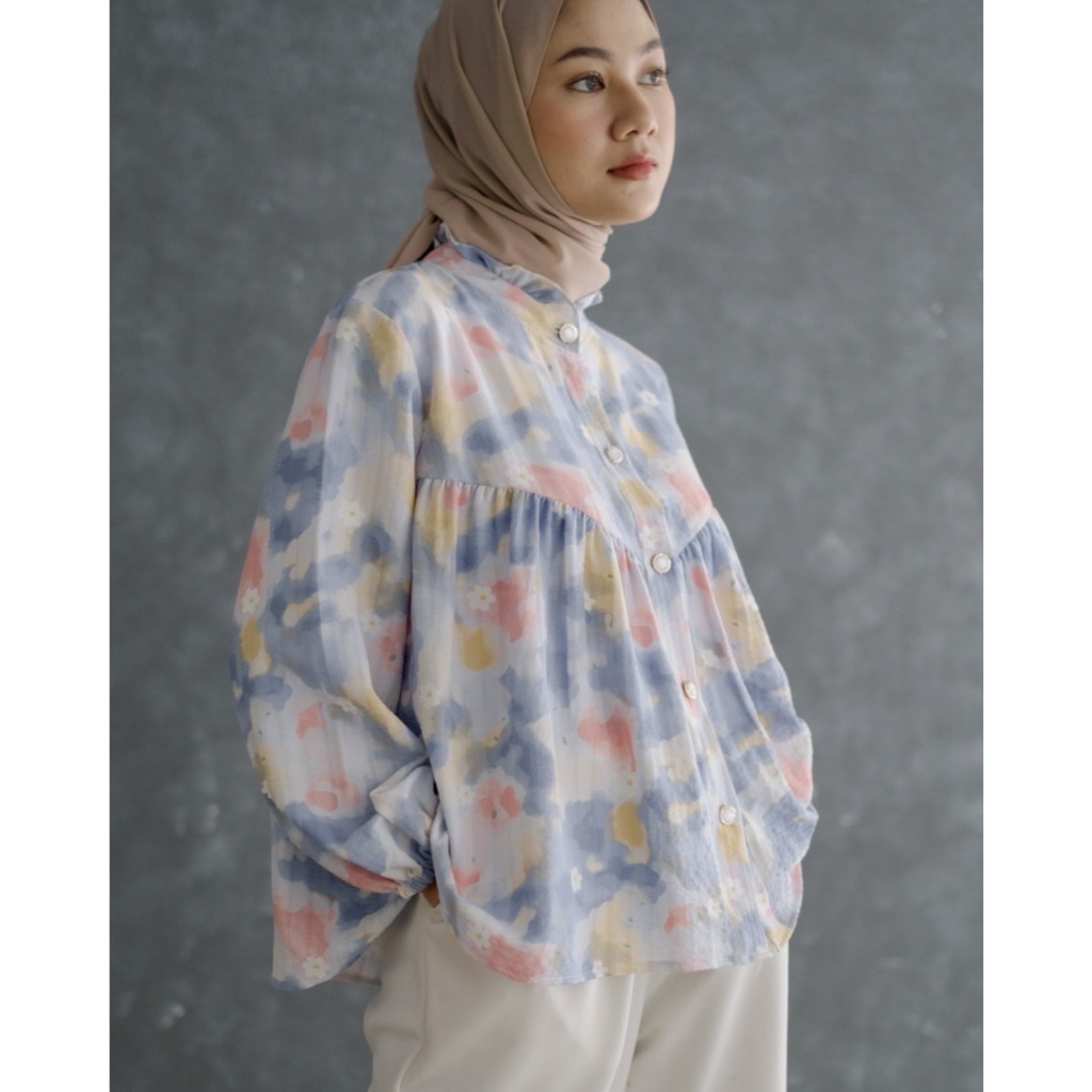 Myrubylicious CHIEFA SHIRT KODE 101311 | SHIRT | KEMEJA WANITA | KEMEJA LENGAN PANJANG | KEMEJA MOTIF