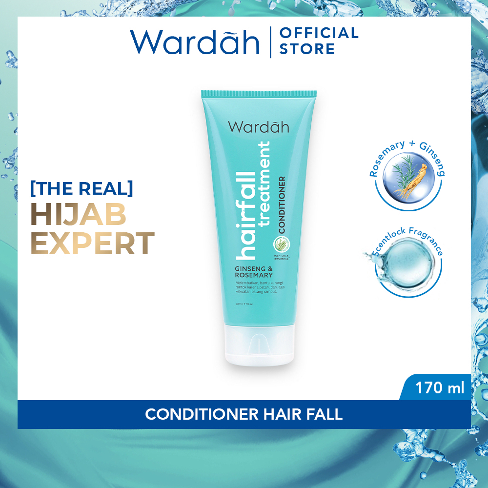 WARDAH Nutri Shine Conditioner Indonesia / Kondisioner 170ml / Argan Oil &amp; Grape Seed / Melembutkan Bantu Kurangi Tampilan Rambut Kering Dan Bercabang / Hijab Expert / Hair Care Perawatan Series / Shampoo Creambath Vitamin Rebonding / Hair Fall Treatment