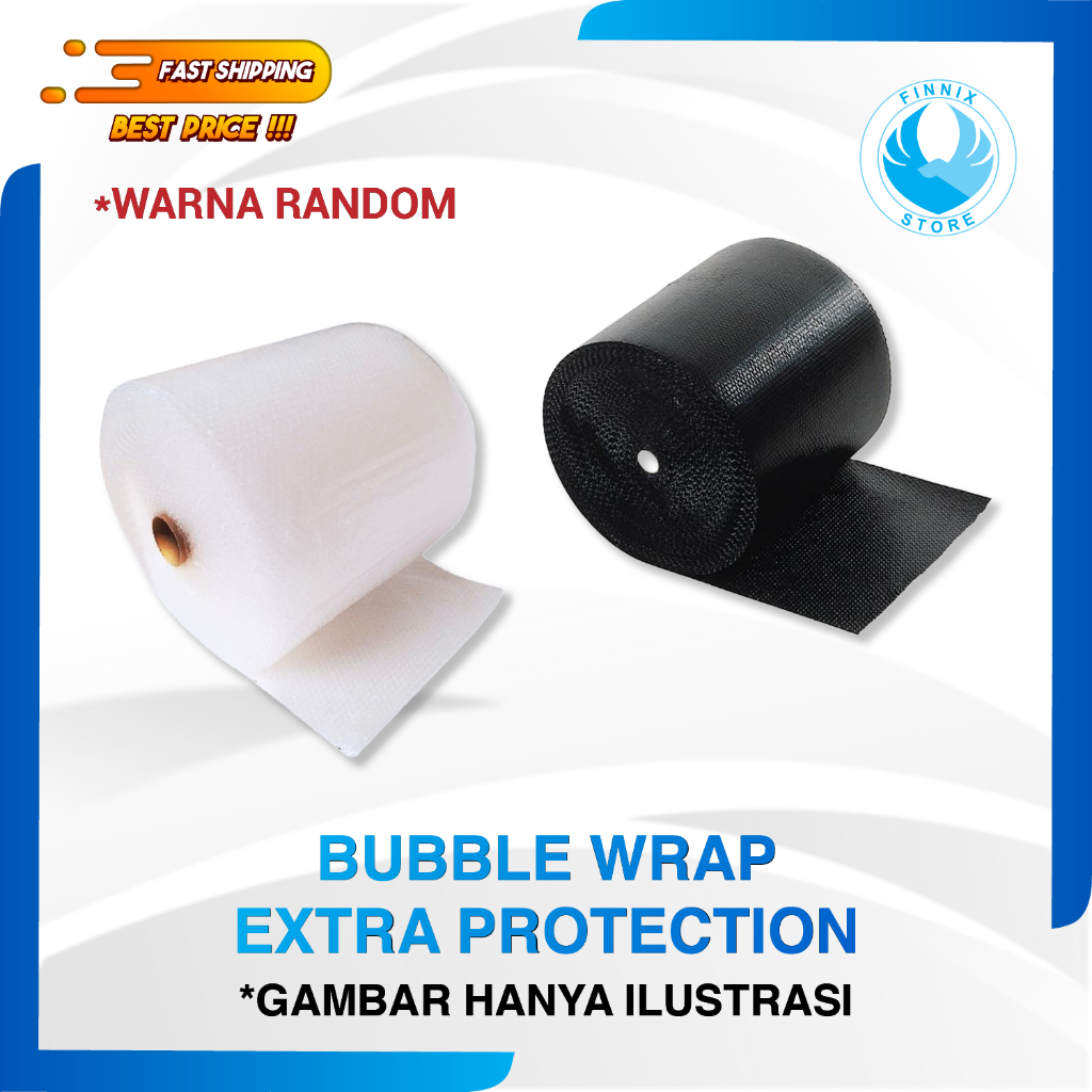 PACKING AMAN - BUBBLE WRAP Untuk EXTRA PROTECTION