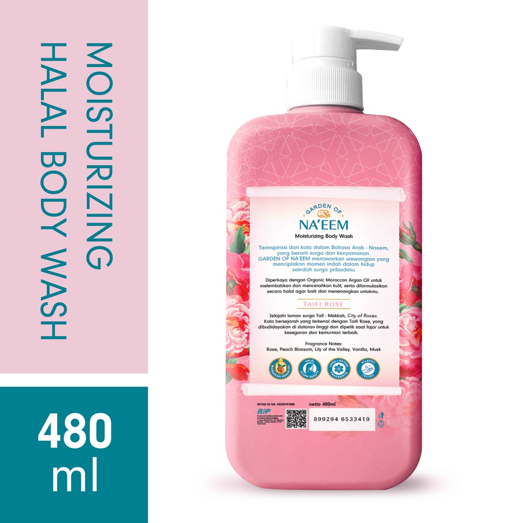 GARDEN OF NA'EEM Moisturizing Body Wash 480mL Pump