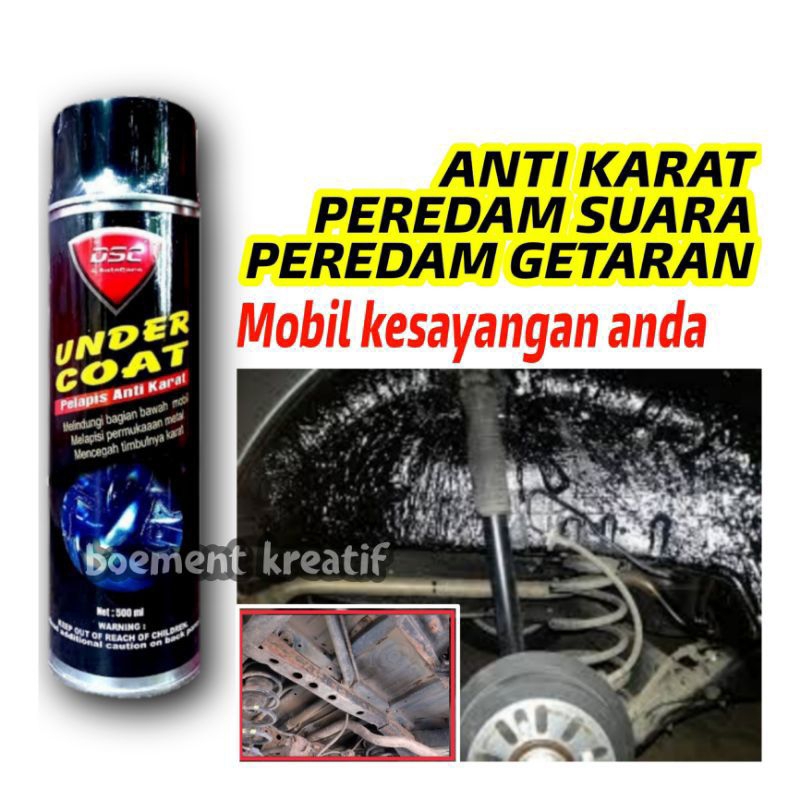 DSC UNDERCOAT Pelapis anti karat rangka, peredam bunyi, pelapis anti bocor dinding, genteng, dll